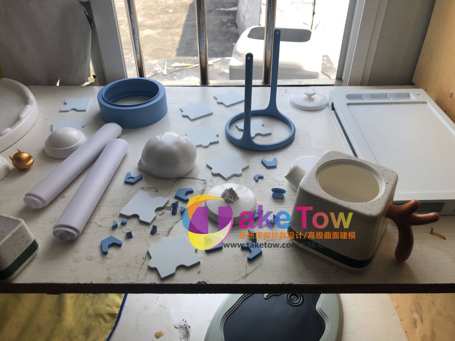 文创创意茶具系列模型制作
