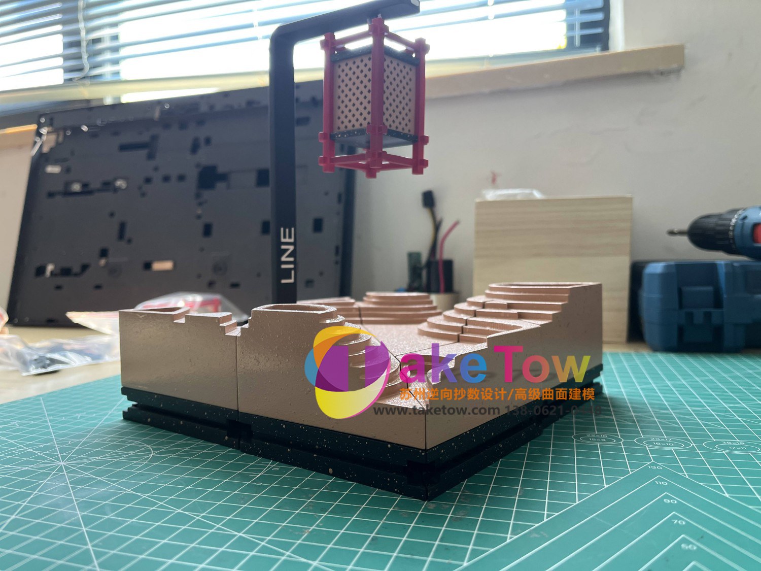 星球战略投影装置模型制作实拍图集
