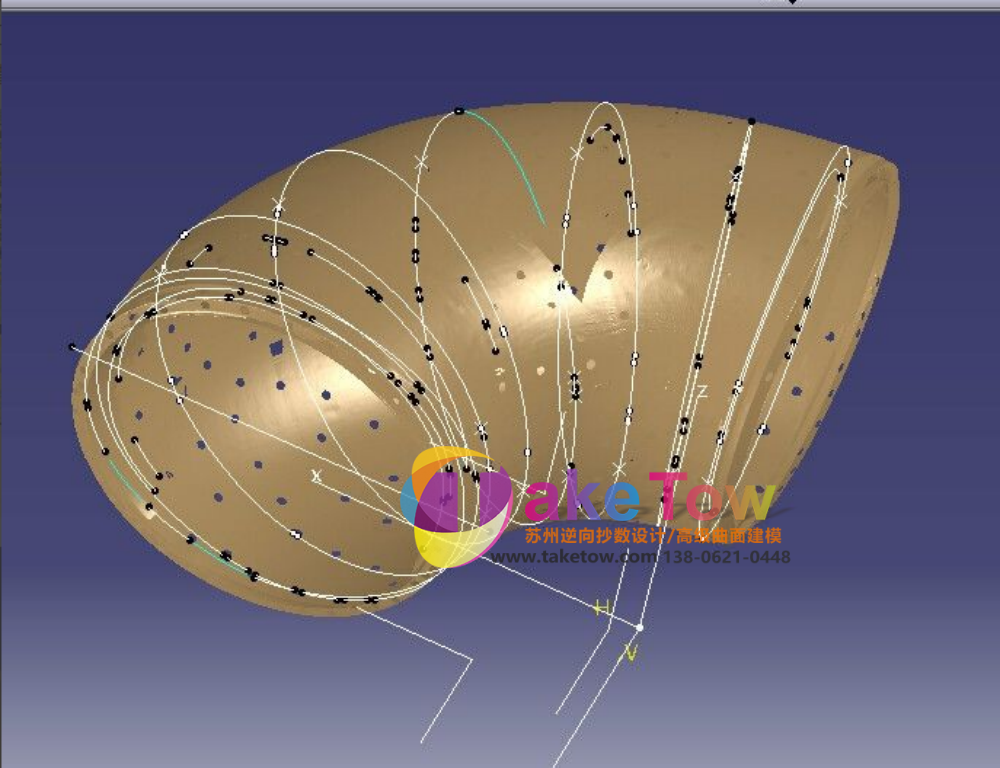 管头类产品逆向抄数建模|回转体管件的螺纹与密