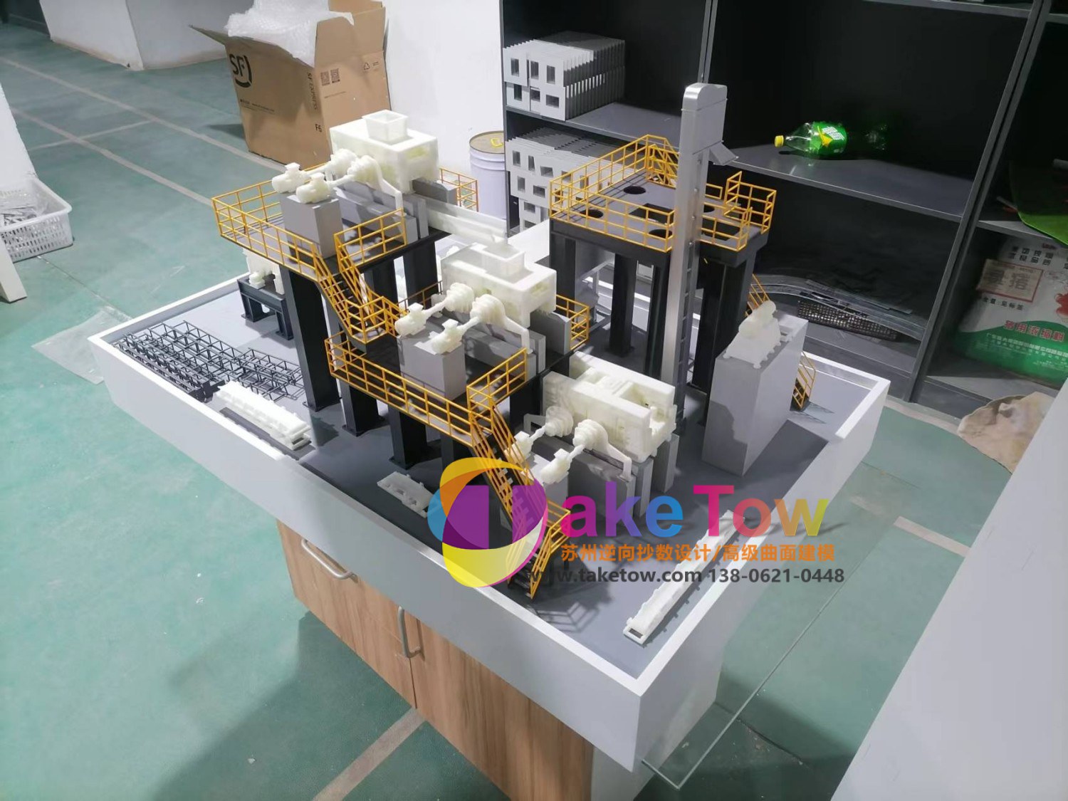 沙盘厂区规划大型布局沙盘 逆向测绘建模 苏州三维逆向抄数 图9