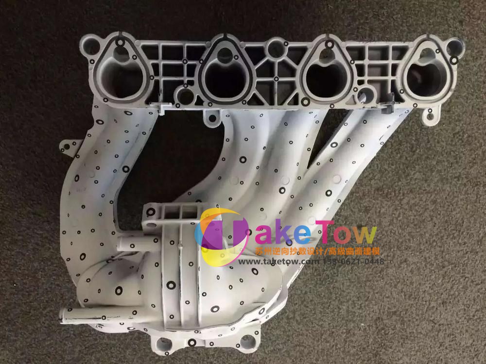 排气歧管与涡轮蜗壳逆向建模