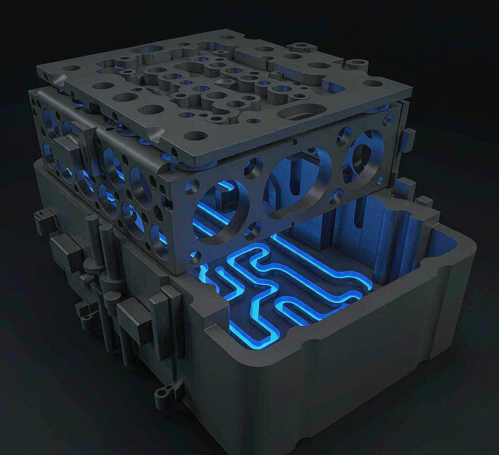 3D打印模具 · 随形冷却 · 注塑